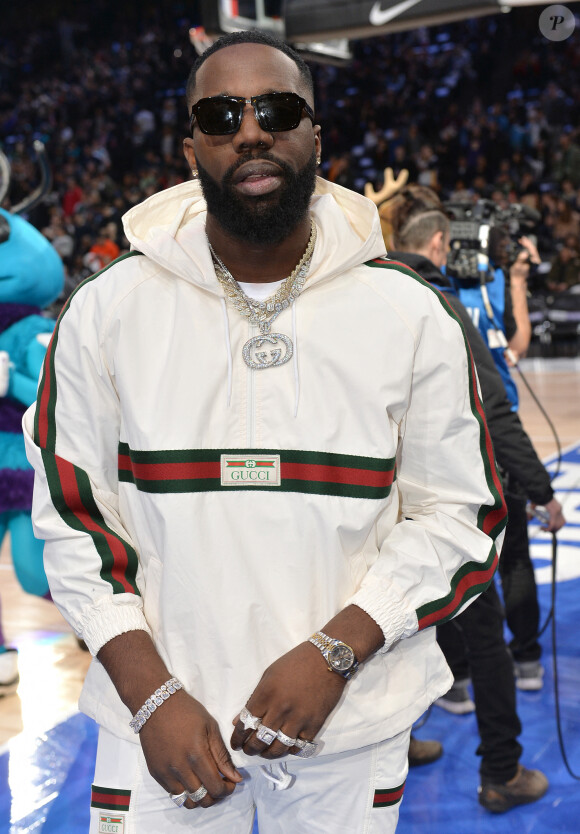 Végédream au match de NBA Game Paris entre les Bucks de Milwaukee et les Charlotte Hornet à l'AccorHotels Arena à Paris. © Veeren / Bestimage