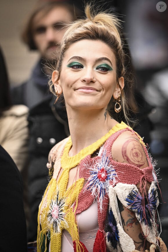 Paris Jackson - Arrivées au défilé Stella McCartney, Collection Femme Prêt-à-porter Printemps/Eté 2023, lors de la Fashion Week de Paris. Le 3 octobre 2022. © Jean-Baptiste Autissier/Panoramic/Bestimage