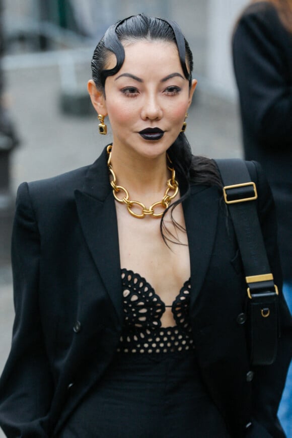 Jessica Wang - Arrivées au défilé prêt-à-porter printemps-été 2023 "Stella McCartney" lors de la fashion week de Paris le 3 octobre 2022. © Clovis / Veeren / Bestimage