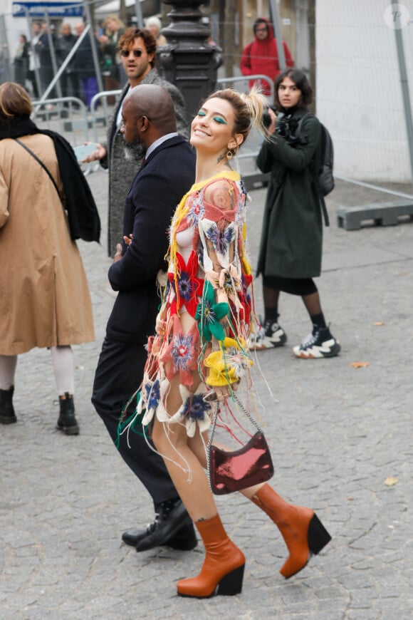 Paris Jackson - Arrivées au défilé prêt-à-porter printemps-été 2023 "Stella McCartney" lors de la fashion week de Paris le 3 octobre 2022. © Clovis / Veeren / Bestimage