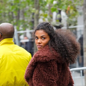 Tina Kunakey - Arrivées au défilé prêt-à-porter printemps-été 2023 "Stella McCartney" lors de la fashion week de Paris le 3 octobre 2022. © Clovis / Veeren / Bestimage