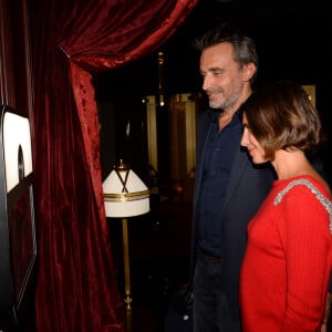 Alessandra Sublet et son mari Clément Miserez - Soirée d'inauguration de l'Hôtel Fouquet's Barrière à Paris le 14 septembre 2017. © Rachid Bellak/Bestimage