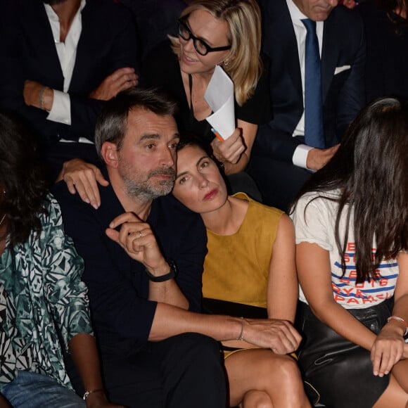 Alessandra Sublet et son mari Clément Miserez - Soirée de la 9ème édition du "Etam Live Show" (Etam Lingerie) lors de la fashion week à Paris, le 27 septembre 2016. La marque Etam fête ses 100 ans en 2016. © Rachid Bellak/Bestimage