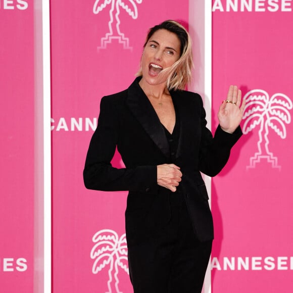 Alessandra Sublet - Arrivées au photocall de la cérémonie de clôture sur le pink carpet de la 5ème édition du Festival International Canneseries à Cannes le 6 avril 2022. © Norbert Scanella / Panoramic / Bestimage