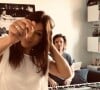 Rose et Romain Berro en studio. Instagram. Le 9 avril 2020.
