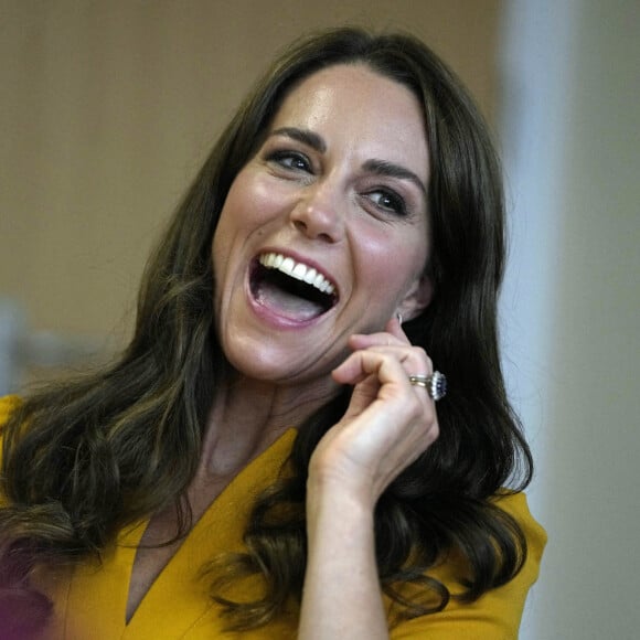 Catherine (Kate) Middleton, princesse de Galles, visitant la maternité du Royal Surrey County Hospital à Guildford, le 5 octobre 2022. 