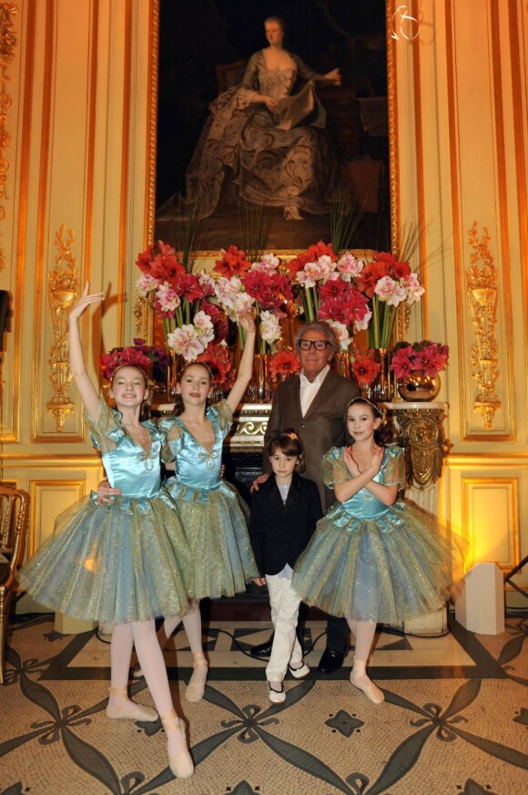 Jean Daniel Lorieux et sa fille au Carnaval des Enfants, au Meurice. 7/02/2010