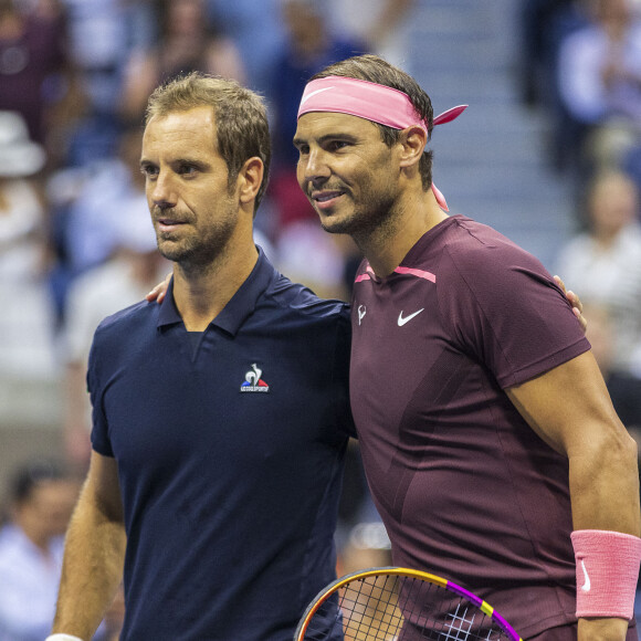 Rafael Nadal bat Richard Gasquet (6-0, 6-1, 7-5) au troisième tour de l'US Open au USTA Billie Jean King National Tennis Center à New York City, New York, Etats-Unis, le 3 septembre 2022. © Prensa Internacional/Zuma Press/Bestimage