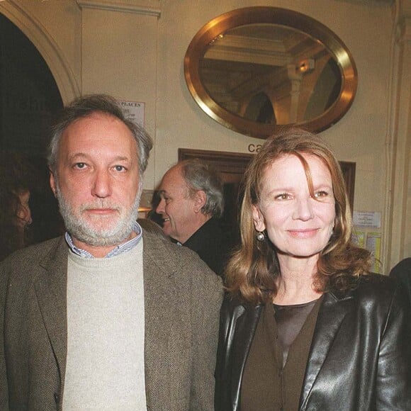 Nicole Garcia et François Berléand - Générale de L'homme du Hasard, Théâtre de l'atelier à Paris 