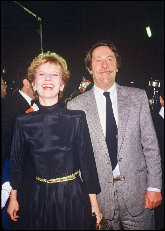 Nicole Garcia et Jean Rochefort à la cérémonie des César 1985