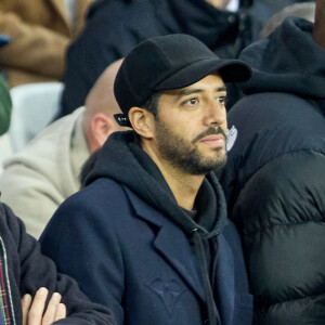 Tarek Boudali - People au match retour de Ligue Des Champions 2022 (LDC) entre le PSG et Benfica (1-1) au Parc des Princes à Paris le 11 octobre 2022. © Cyril Moreau/Bestimage