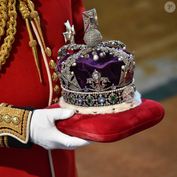 La famille royale d'Angleterre lors de la cérémonie d'ouverture du parlement à Londres. Le 27 mai 2015.