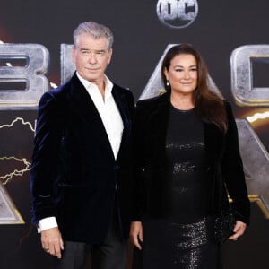 Pierce Brosnan et sa femme Keely Shaye Smith à l'avant-première du film "Black Adam" à New-York. Photo de John Angelillo/UPI/ABACAPRESS.COM