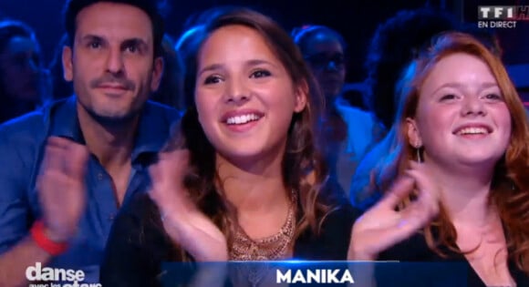 Manika Auxire est la petite amie de Brian Joubert. Elle était sur le plateau de "Danse avec les stars 5" vendredi 10 octobre afin d'encourager son chéri.