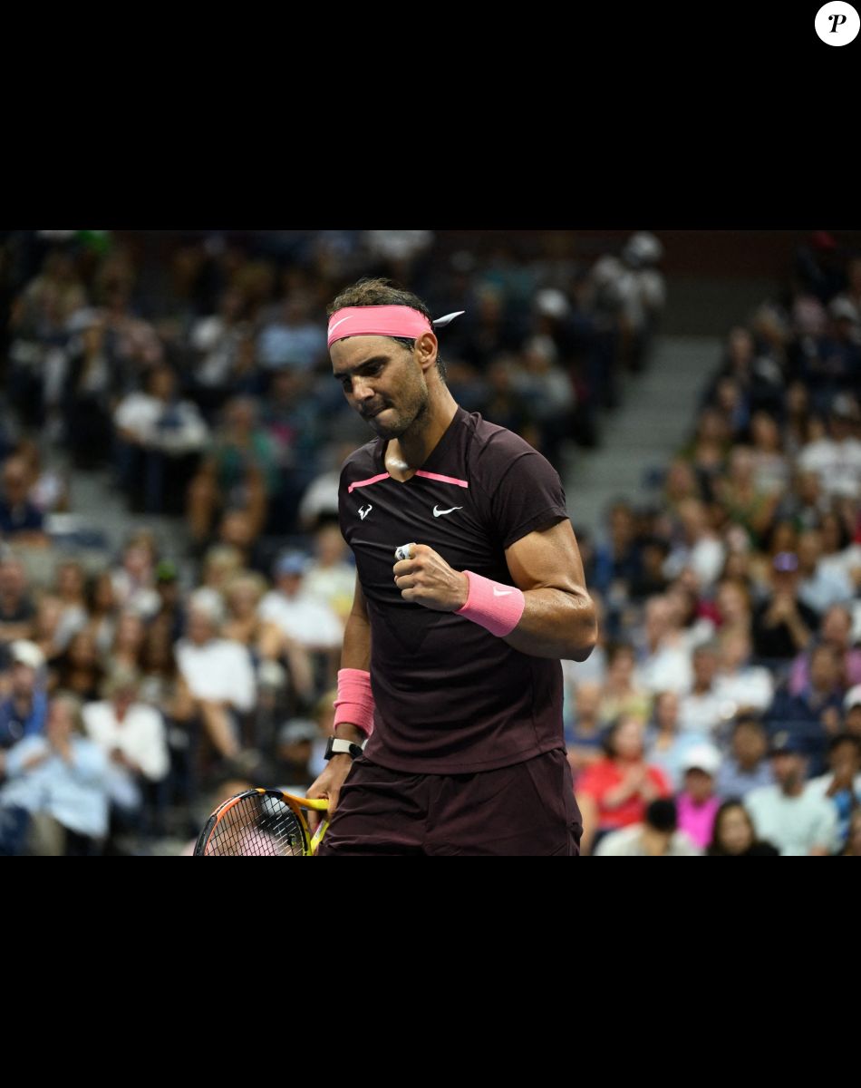 Rafael Nadal bat R.Gasquet (6-0, 6-1, 7-5) au troisième tour de l'US Open au USTA Billie Jean King National Tennis Center à New York City, New York, Etats-Unis, le 3 septembre 2022.