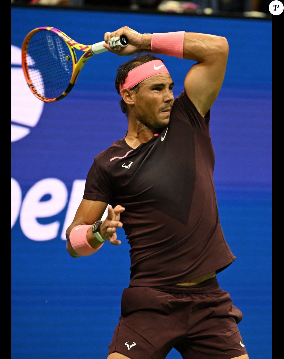 Rafael Nadal bat R.Gasquet (6-0, 6-1, 7-5) au troisième tour de l'US Open au USTA Billie Jean King National Tennis Center à New York City, New York, Etats-Unis, le 3 septembre 2022.