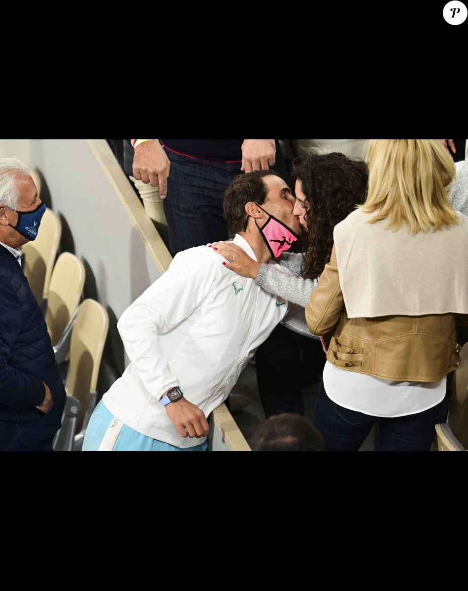Xisca Perello, la femme de Rafael Nadal - Rafael Nadal remporte la finale homme des internationaux de France de Roland Garros à Paris le 11 octobre 2020. © JB Autissier / Panoramic / Bestimage