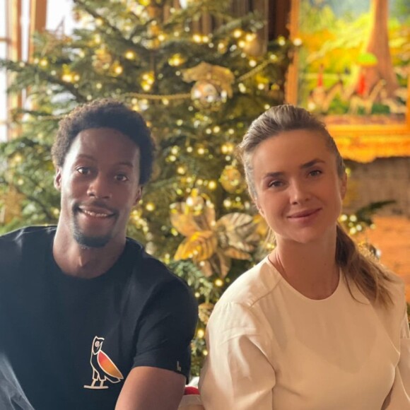 Gaël Monfils et Elina sur Instagram.