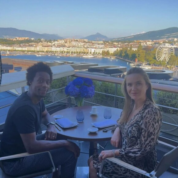 Gaël Monfils et Elina sur Instagram.