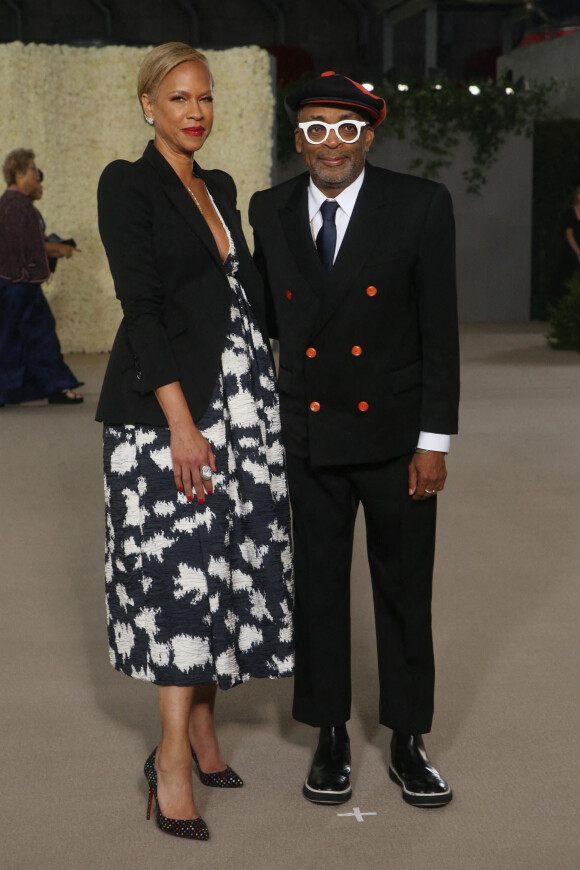 Tonya Lewis Lee et son mari Spike Lee - 2e édition du gala annuel du musée de l'Académie à l'Academy Museum of Motion Pictures de Los Angeles, le 15 octobre 2022.