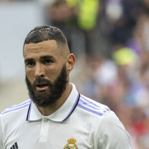 Karim Benzema - Match entre le Real Madrid contre le FC Barcelone à Madrid la veille de la 66ème cérémonie du Ballon d'or (avec Benzema en grand favori) le 16 octobre 2022.
