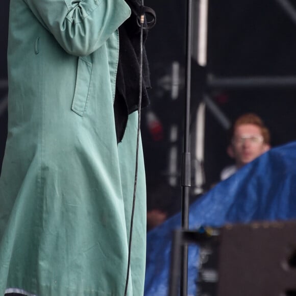 Concert du groupe Minuit avec les enfants de Catherine Ringer et Fred Chichin, Simone et Raoul (Simone Ringer, Joseph Delmas, Raoul Chichin, Tanguy Truhe, Clément Aubert) lors du festival "We Love Green" dans une clairière du bois de Vincennes le 4 Juin 2016. © Lionel Urman / Bestimage 