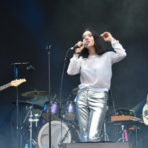 Concert du groupe Minuit avec les enfants de Catherine Ringer et Fred Chichin, Simone et Raoul (Simone Ringer, Joseph Delmas, Raoul Chichin, Tanguy Truhe, Clément Aubert) lors du festival "We Love Green" dans une clairière du bois de Vincennes le 4 Juin 2016. © Lionel Urman / Bestimage