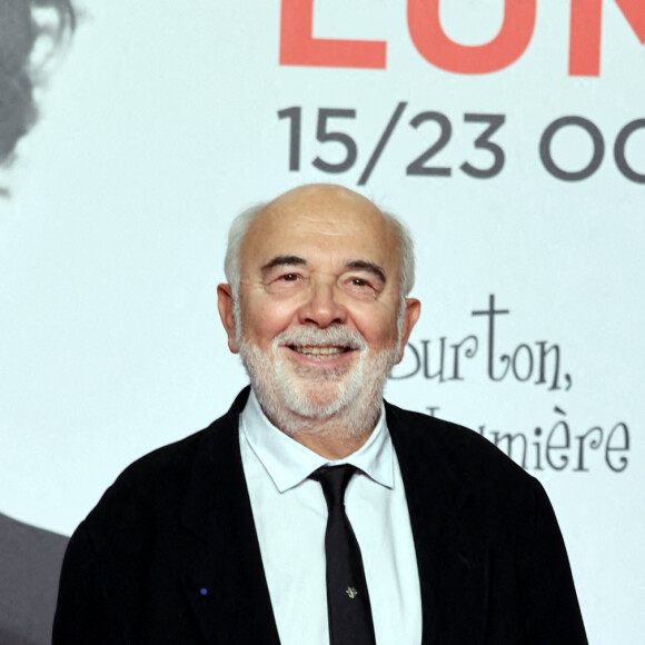 Gérard Jugnot - Cérémonie d'ouverture de la 14e édition du Festival Lumière 2022 à la Halle Tony Garnier à Lyon. Le 15 octobre 2022. © Domnique Jacovides / Bestimage
