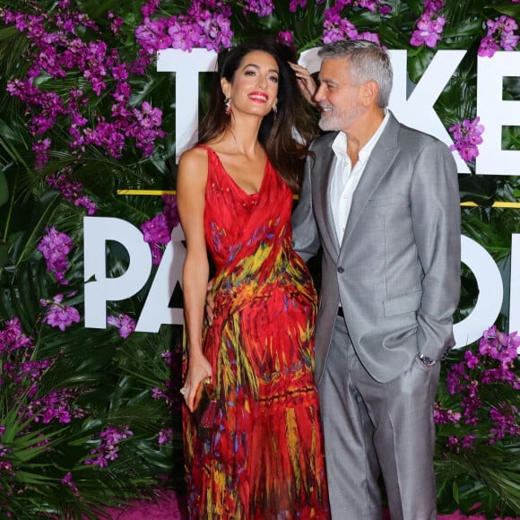 George Clooney, Amal Clooney - Première du film "Ticket To Paradise" à Los Angeles, le 17 octobre 2022.