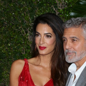 George Clooney, Amal Clooney - Première du film "Ticket To Paradise" à Los Angeles, le 17 octobre 2022.