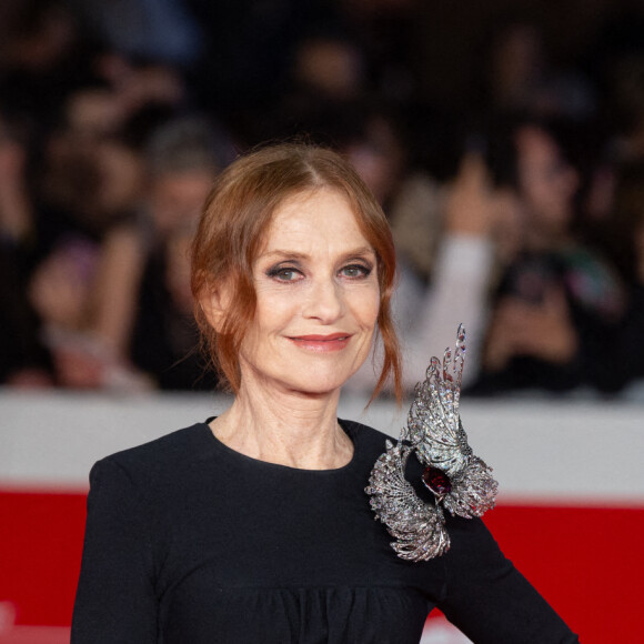 Isabelle Huppert - Première du film "L'ombra di Caravaggio" lors de la 16e édition du Festival du Film de Rome, le 18 octobre 2022. © Mario Cartelli/SOPA Images via Zuma Press/Bestimage