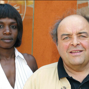 Archives - Jacques Villeret et Seny à Rolland-Garros en 2004.