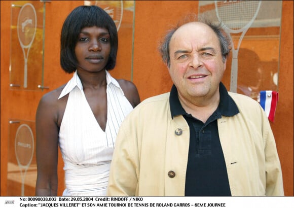 Archives - Jacques Villeret et Seny à Rolland-Garros en 2004.