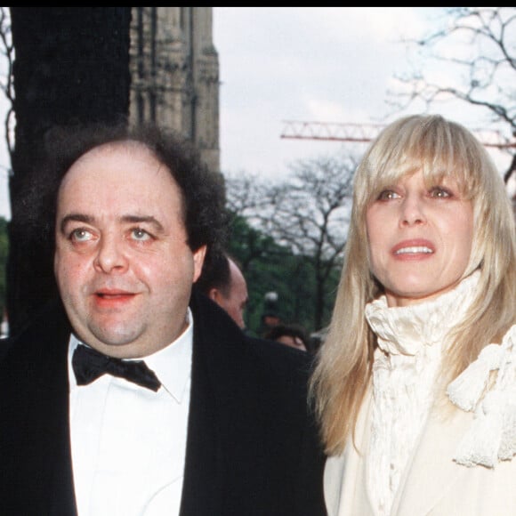 Jacques Villeret et sa femme Irène - Cérémonie des Molières en 1994.