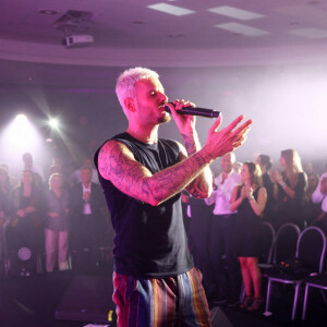 Exclusif - M. Pokora - Concert au Casa Music Show au Sofitel Casablanca Tour Blanche le 7 octobre 2022. © Philippe Doignon / Bestimage