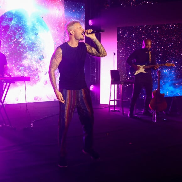 Exclusif - M. Pokora - Concert au Casa Music Show au Sofitel Casablanca Tour Blanche le 7 octobre 2022. © Philippe Doignon / Bestimage