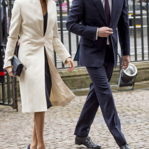 Le prince Harry et Meghan Markle - La famille royale d'Angleterre au "Commonwealth Day service" à l'Abbaye de Westminster à Londres, Royaume Uni, le 12 mars 2018. 