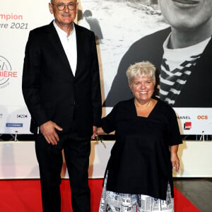 Benoist Gérard et sa femme Mimie Mathy - Cérémonie d'ouverture du Festival Lumière 2021 à Lyon le 9 octobre 2021. © Dominique Jacovides / Bestimage.