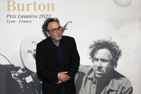Tim Burton - Photocall de la cérémonie de clôture de la 14ème Edition du festival du cinéma Lumière Film Festival à Lyon. Le 21 octobre 2022 © Pascal Fayolle / Bestimage.