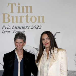 Marion Vernoux et Karole Rocher - Photocall de la cérémonie de clôture de la 14ème Edition du festival du cinéma Lumière Film Festival à Lyon. Le 21 octobre 2022 © Pascal Fayolle / Bestimage.