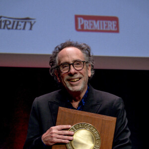 Tim Burton a reçu le prix Lumière 2022 lors de la 14ème Edition du festival du cinéma Lumière Film Festival à Lyon. Le 21 octobre 2022 © Pascal Fayolle / Bestimage.