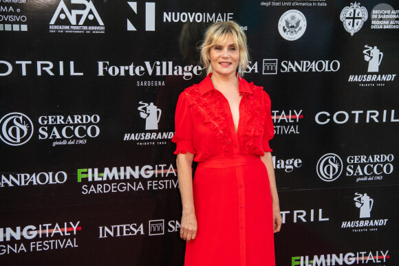 Emmanuelle Seigner - Cérémonie de remise de prix lors du 5 ème festival du film de Sardaigne "Filming Italy" à Cagliari, le 10 juin 2022.