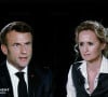 Le président français Emmanuel Macron durant une interview de la journaliste Caroline Roux pour l'émision "L'événement" sur France 2, le 12 octobre 2022 © Stéphane Lemouton/Bestimage