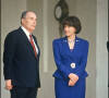 François et Danielle Mitterrand à l'Elysée