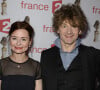 Christelle Reboul et Nicolas Vaude - Soirée de la 27ème Nuit des Molières au Théâtre des Folies Bergère à Paris, le 27 avril 2015.