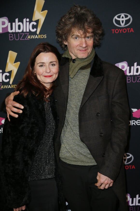 Christelle Reboul et Nicolas Vaude -  Soirée "Public Buzz Awards 2015" au Showcase à Paris le 1er avril 2015.