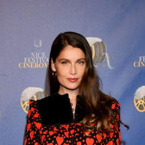 Laetitia Casta, présentant en avant première, le film "Lui" lors de la quatrième soirée de la 3ème édition du Festival Cinéroman à Nice, France, le 23 octobre 2021. © Bruno Bebert/Bestimage 