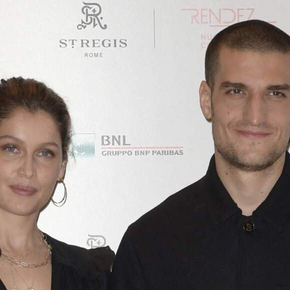 Laetitia Casta, Louis Garrel lors du photocall du film "l'homme fidèle" à l'hôtel St Regis à Rome le 5 avril 2019. 