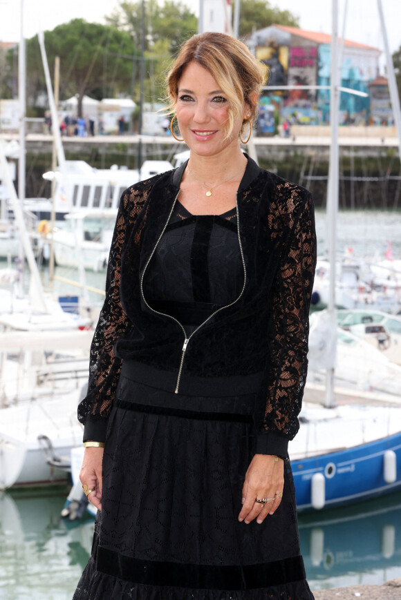 Emma Colberti au photocall de la série "Un si grand soleil" lors de la 23ème édition du Festival de la Fiction tv de la Rochelle 2021 le 18 septembre 2021. © Jean-Marc Lhomer / Bestimage