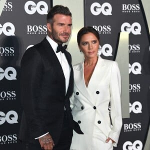 David Beckham, Victoria Beckham - Photocall de la soirée "GQ Men of the Year" Awards à Londres le 3 septembre 2019. 